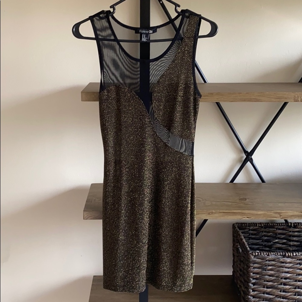 Black and Gold Dress.